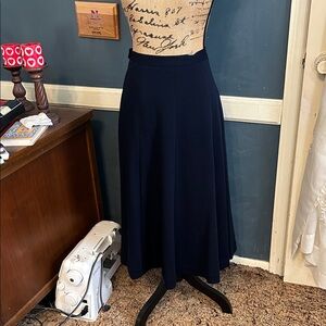 Elegant Navy Blue Women's Skirt